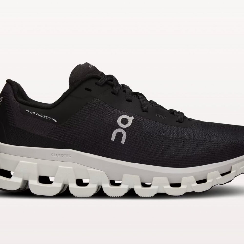 On Cloud Cloudflow 4 Black & White Womens 8.5
